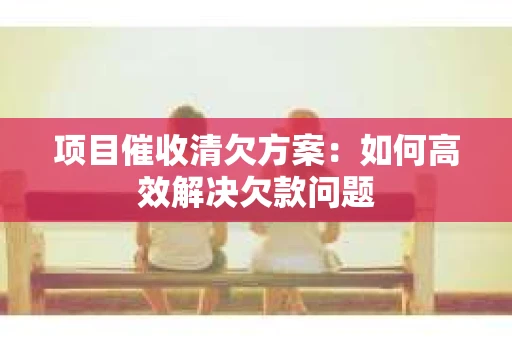 项目催收清欠方案：如何高效解决欠款问题