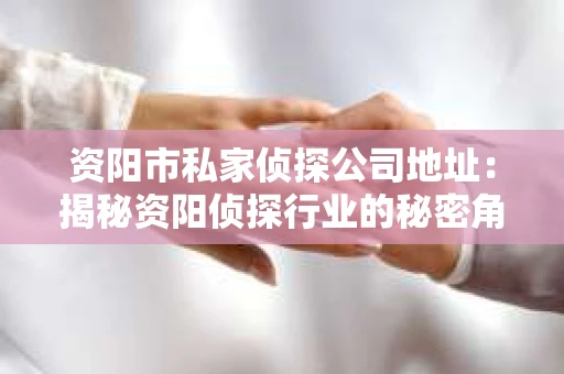 资阳市私家侦探公司地址：揭秘资阳侦探行业的秘密角落