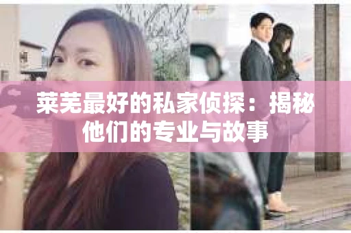 莱芜最好的私家侦探：揭秘他们的专业与故事