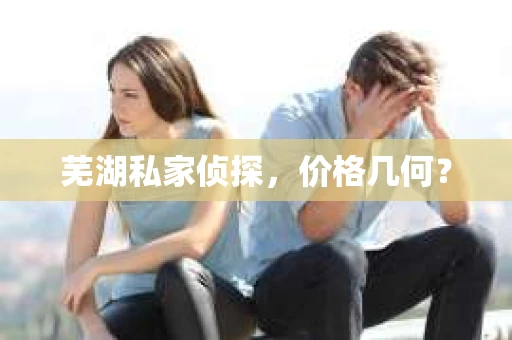 芜湖私家侦探，价格几何？