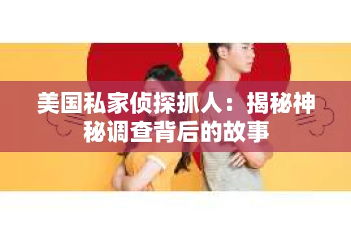 美国私家侦探抓人：揭秘神秘调查背后的故事